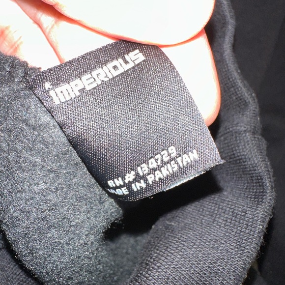 IMPERIOUS Beast unleasher 93 mens black sweatshirt size M bear graphics - Picture 9 of 10